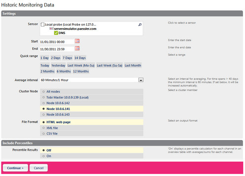 View Historic Data Function Called From Main Menu View Historic Data Function Called From Main Menu