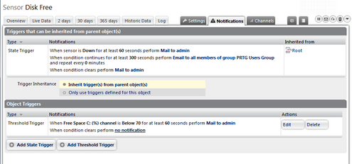 Example of Notification Trigger Settings Example of Notification Trigger Settings